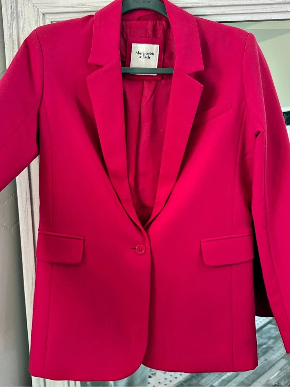 Abercrombie & Fitch Pink Blazer Size XXS Like New